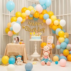 49FT Balloon Arch Strip Kit with 300 Glue Dots Garland Party Decoration