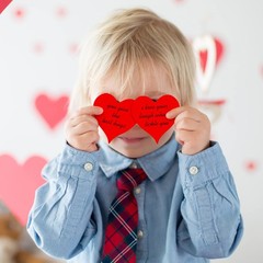 180 PCS 6 Inch Heart Paper Cutouts Red Pink White Valentines Day Craft