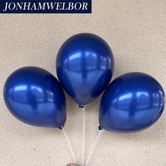 Navy Blue Latex Balloons 100pcs, 12inch for Wedding, Graduation, Birthday