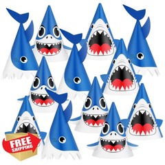 Chinco Shark Party Hats 24 Count