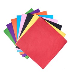 1 Set Colorful Tissue Paper Flowers Paper for Wedding Birthday Party Mixed Color