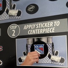 DesignWare NHL Hockey Table Decorating Kit Multicolor Paper Plastic Foil Party