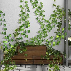 CQURE 12 Pack 84Ft Artificial Ivy Garland, Fake Vines UV Light Green