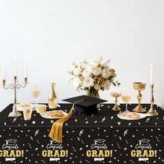Graduation Decorations 2026 Graduation Tablecloths Congrats Grad Table Cover for