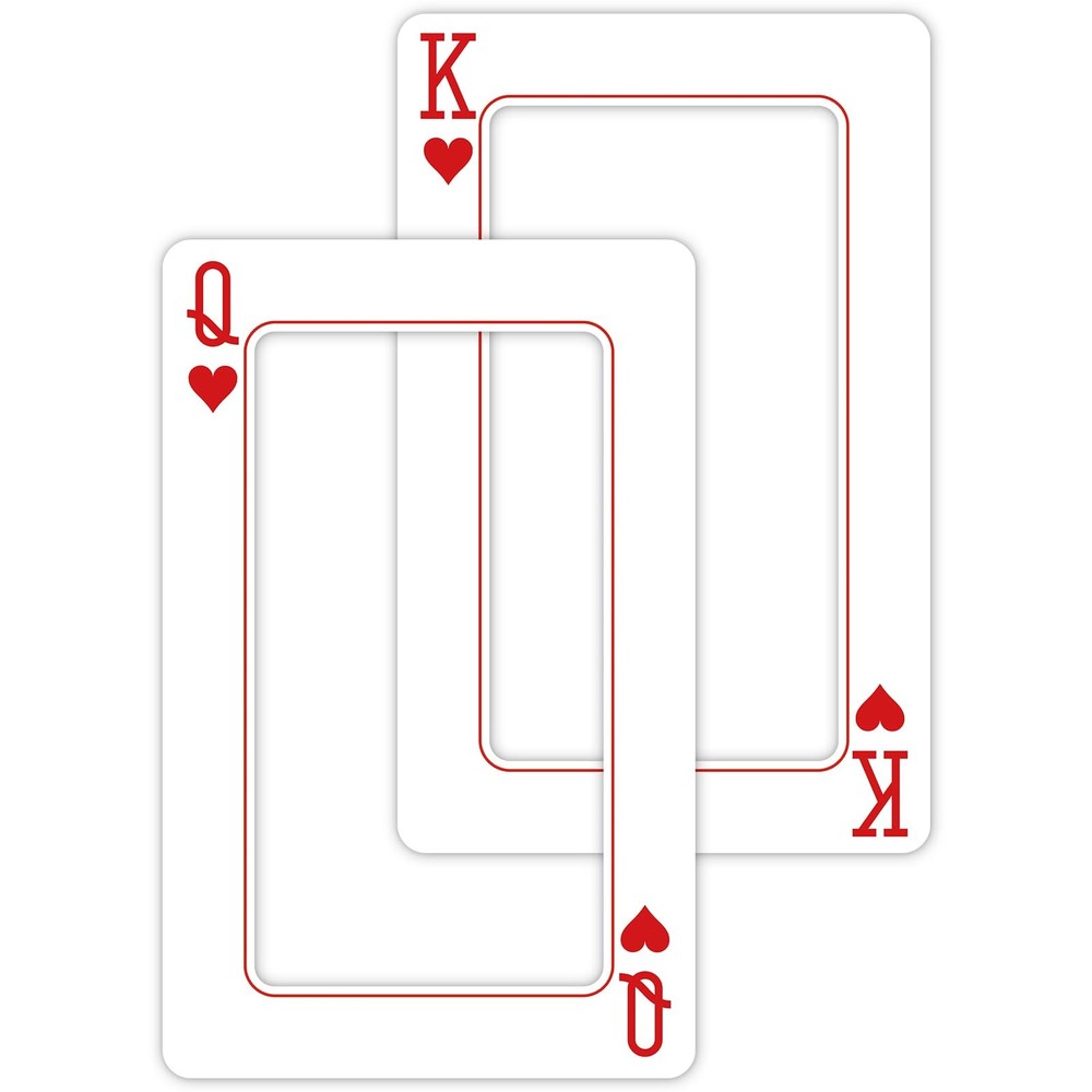 Casino Night Party Decoration 24 x 15 Inch Jumbo Playing Cards Giant Casino C…