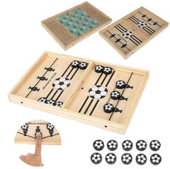 Wooden Fast Sling Puck Board Game Foosball Chess Hockey Snakes & Ladders Game