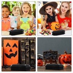 6 Pcs Plastic Miniature Coffin Boxes Halloween Candy Treat Boxes Lid