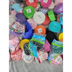 6lbs Multicolored Solid Color Crepe Streamers Paper Party Wedding Decoration