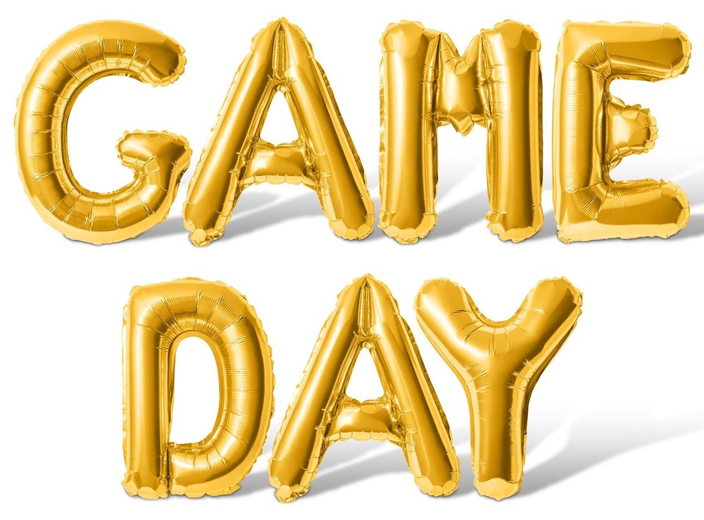 Letter Balloons – GAME DAY 16″ Inch Alphabet Letters Foil Mylar Balloon Game …