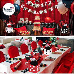 16 Sets Casino Party Decorations Themed Table Centerpieces Casino Night Table Pa