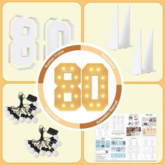 Marquee Numbers 80th Anniversary Set