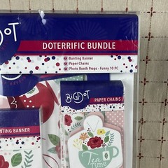 Big Dot Of Happiness Tea Party Doterrific Bundle Paper Chain Photo Props Banner