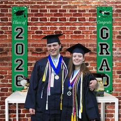DAZONGE Green Graduation Decorations 2026 – 70 inches x 12.6 inches,