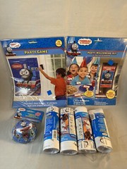 9 Piece Thomas and Friends Happy Birthday Party Welcoming Kit Coloring Game #2