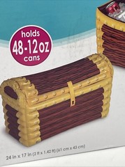 Beistle Inflatable Treasure Chest Cooler 17″ x 24″ 50988 New In Box