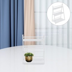 Decorative Mini Dollhouse Display Stand Miniature Shelf Decoration