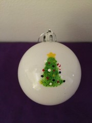 Painted Christmas Baubles – Christmas Decorations