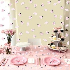 200 PCS Pink Bow Graduation Confetti Congrats Grad Class of 2026 Decor Scatter