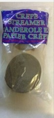 2 ROLLS Crepe Paper Streamers Made in USA – 280 ft Total Metallic Gold – NEW