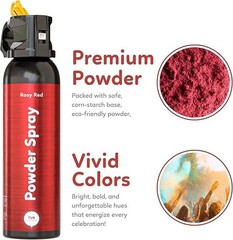 Red Smoke Bomb Powder Cannon – Biodegradable Gender Reveal Fire Extinguisher
