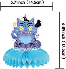 K Pop Demon Party Decorations Honeycomb Centerpieces 9pcs for Birthday Celebr…