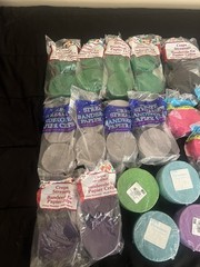 PARTY CREPÉ PAPER STREAMERS LOT MIXED COLORS NEW
