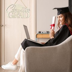 2026 Graduation Party Decorations Congrats Grad Sign Class of 2026 Photo Wood
