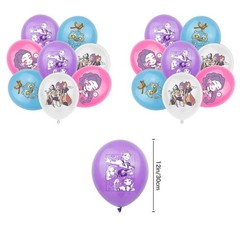 KPOP Hunters Birthday Party Supplies Set Balloons Cake Toppers Backdrop Banner