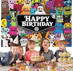 Fuggler Party Supplies Banner Backdrop Vinyl 5x3ft 7x5ft Birthday Decor