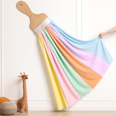 85 Inches 3D Art Painting Classroom Wall Decor Pastel Rainbow Bulletin Board Dec