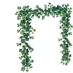 Sggvecsy 3 Pcs Artificial Ivy Vines Kit 6.4Ft Odorless Silk 6.56FT, Green