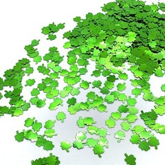 Green Shamrock Confetti Party Table Decor Retail Pack #9075 QS0 Fits 0.25 Inch