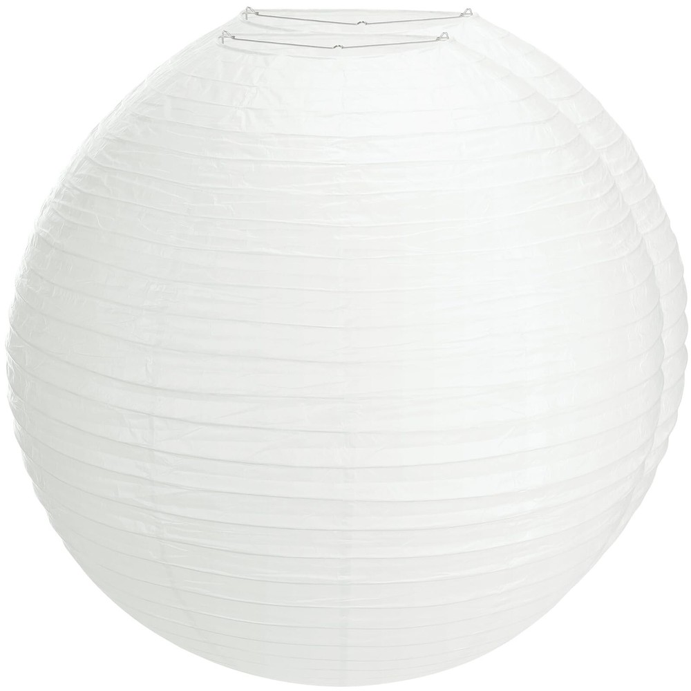 2 Pcs Chinese Paper Lantern 30 Jumbo Round Lantern Lamp Japanese Hanging Ball…
