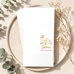 Personalized Baby Shower Napkins Custom Duck Theme Party Decor SATTNA0726
