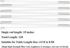 LANGXUN 12ft White Table Balloon Arch Kit, Balloon Arch Stand Frame For Birt…