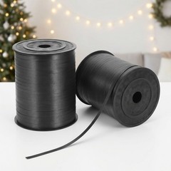 2 Rolls Black Curling Ribbon – 3/16″ x 500 Yards/roll Curling Ribbons – Balloon