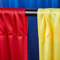 Rainbow Birthday Backdrop: Colorful 10x15ft Curtains Set*-