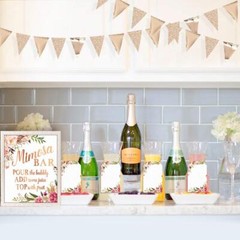 30Ft Champagne Gold Party Decorations Triangle Pennant Banner Gold Hanging Pa…