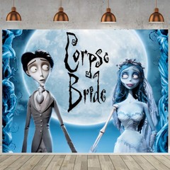 Corpse Bride Birthday Party Supplies Backdrop Banner Party Decor Birthday Gift