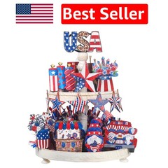 14 Elegant Pieces of Red, White & Blue Decor for 4th of July Celebrations