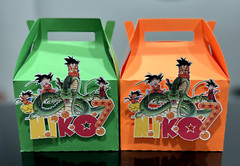 DRAGON BALL Z PERSONALIZED PARTY DECORATION, FAVOR BOXES, TABLE CENTERPIECE, ETC