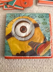 Despicable Me 2 Birthday Lot Minions Invitations Banner Napkins Party Supplies