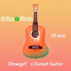 2Pcs Sunset Showgirl Guitar Balloons for The Life of A Showgirl Party Decor/O…