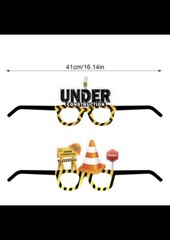 24pcs Construction Truck Party Eyeglasses Kids Boys Girls Eyeglasses Prop NEW