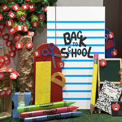 6Ft Notebook Cardboard Cutouts Giant School Theme Party Decorations Back to Scho