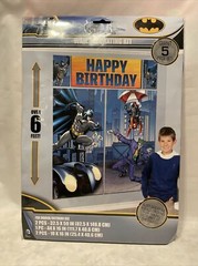 Batman DC Comics Superhero Kids Birthday Party Scene Setters Wall Decoration