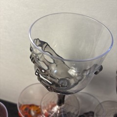 7 Skeleton Hand Plastic Wine Goblets Gothic Halloween Party Bar Decor Cups