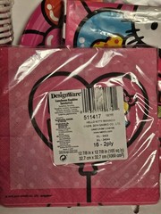 57 pcs, Hello Kitty birthday party supplies Set Rainbow Balloons Theme