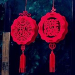 Factory Direct Chinese Style New Year Spring Festival Decoration Creativity