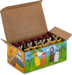 Safari Party Favors, Mini Bubble Wand Bottles 72 Temporary Tattoo Stickers